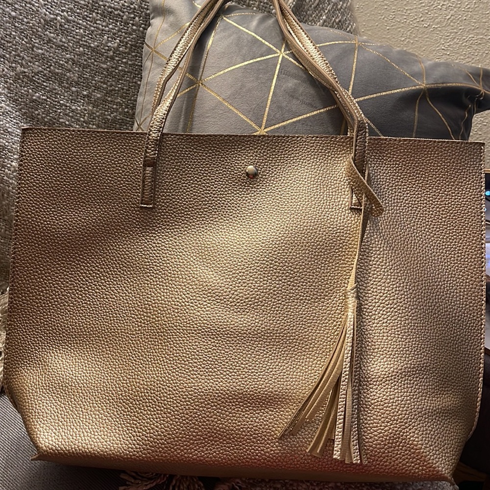 NWT Gold Tote